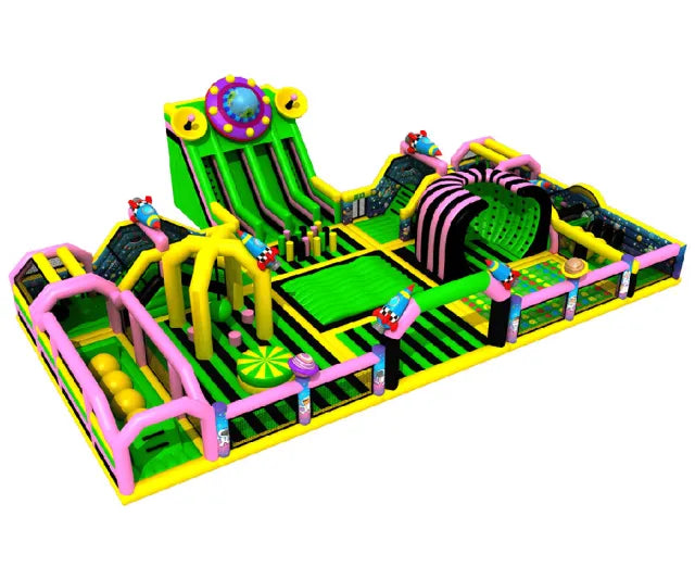 Vente château gonflable géant aquatique orques main image 1