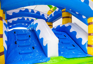 Vente Château gonflable circuit "piste de luge d'été "