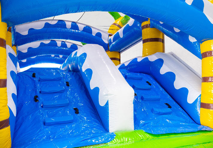 Vente Château gonflable circuit "piste de luge d'été "