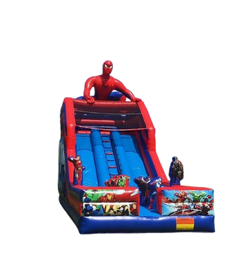 Vente château gonflable toboggan Spiderman