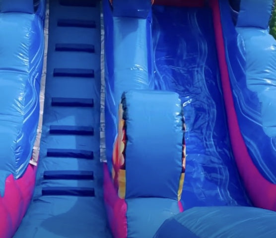 Vente château gonflable toboggan sirène