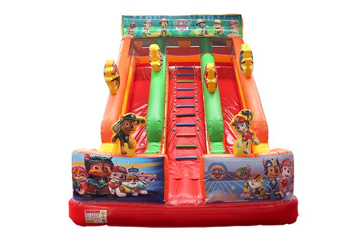 Vente château gonflable toboggan Pat patrouille