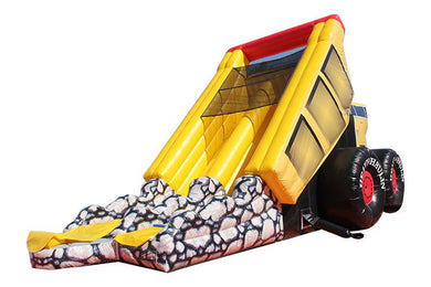 Vente château gonflable toboggan Camion de chantier