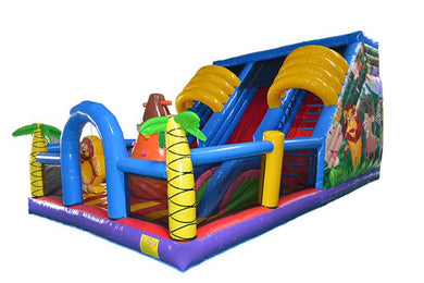 Vente château gonflable toboggan Jungle
