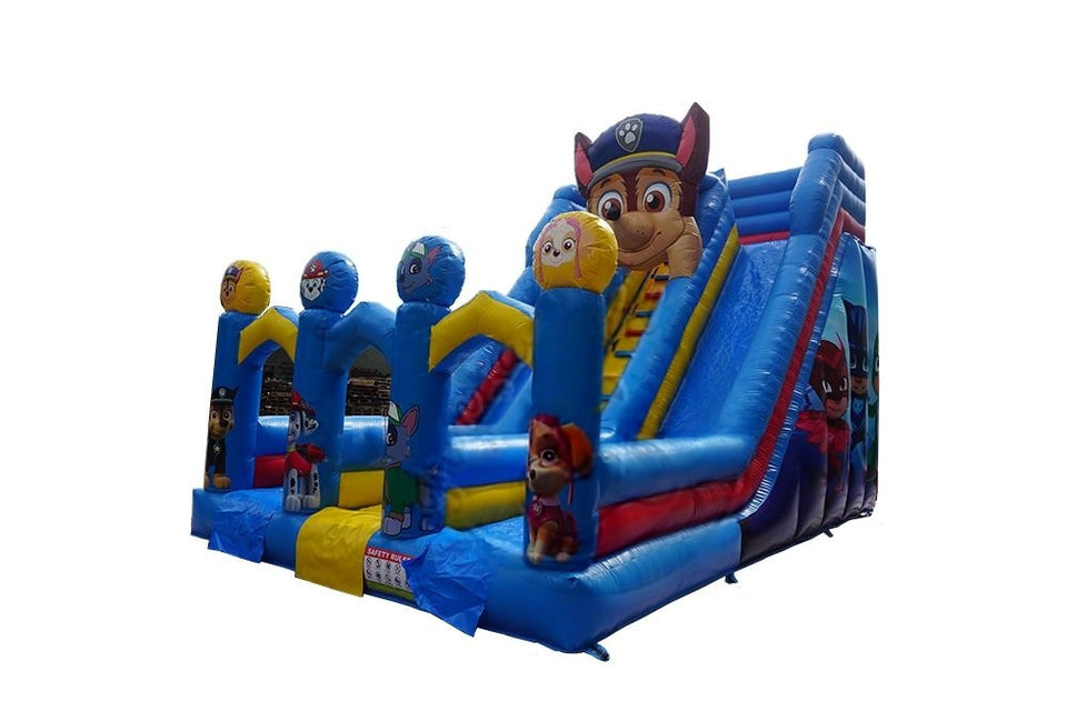 Vente château gonflable Toboggan Pat patrouille