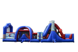 Vente château gonflable parcours d'obstacles Spiderman