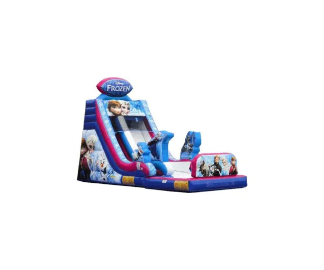 Vente château gonflable toboggan reine des neiges
