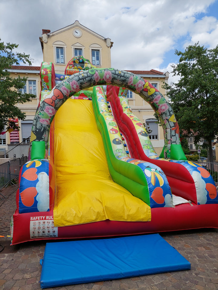 Location château gonflable  toboggan Angry birds