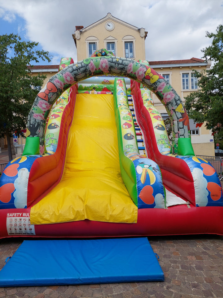 Location château gonflable  toboggan Angry birds
