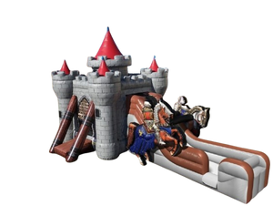 Vente château gonflable toboggan château chevalier