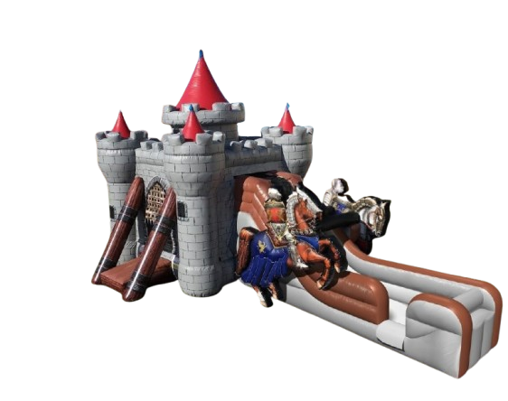 Vente château gonflable toboggan château chevalier