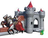 Vente château gonflable toboggan château chevalier