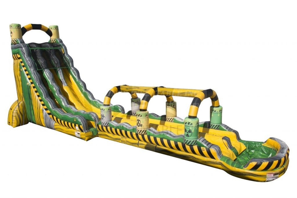 Vente château gonflable toboggan biohazard
