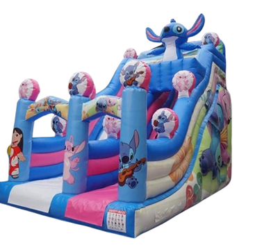 Location château gonflable toboggan Stitch