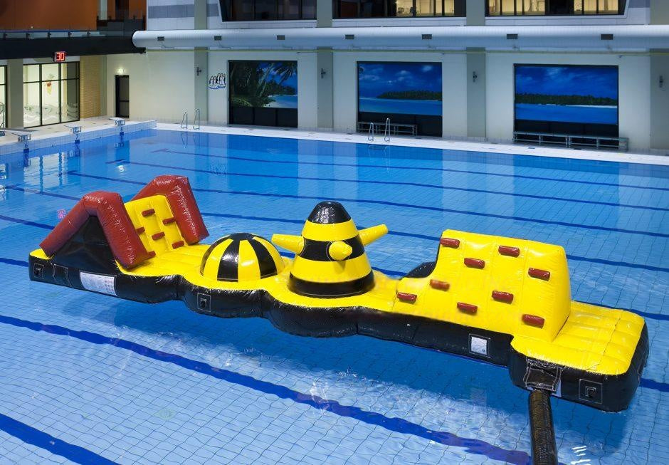 Vente module aquatique gonflable piscine run water