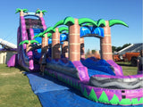 Vente château gonflable toboggan aquatique Purple Crush