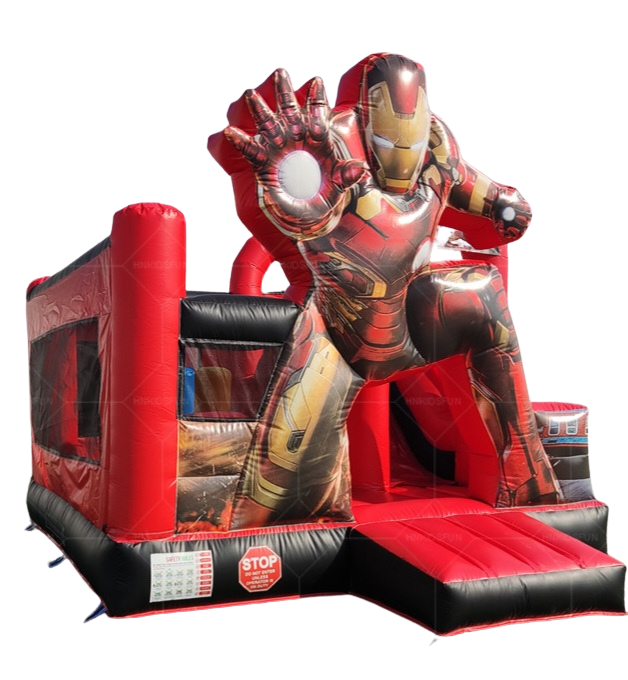 Location château gonflable Iron man