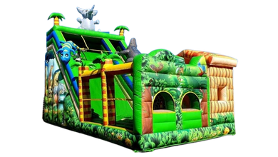 Vente château gonflable jungle safari