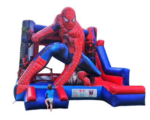 Location château gonflable Spiderman