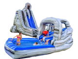Vente château gonflable toboggan aquatique Rock twist