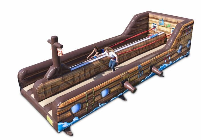 Vente château gonflable sport "Bungee Run pirate"