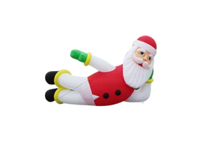Vente structure gonflable décorative Père noël couché