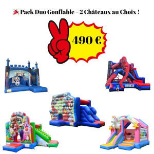 location château gonflable ( Pack duo 2 structures )