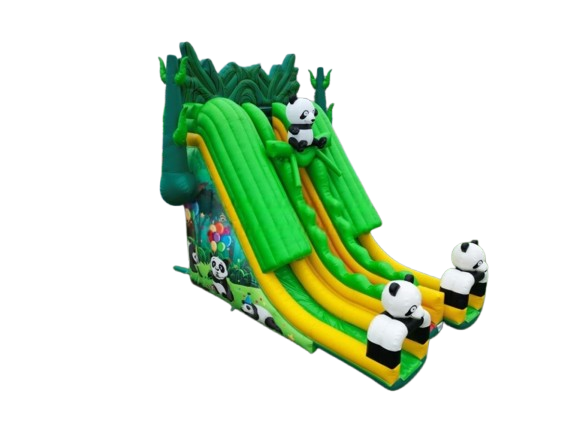 Vente château gonflable toboggan panda