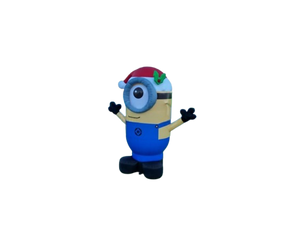 Vente structure gonflable décorative les minions Noel