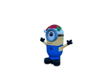 Vente structure gonflable décorative les minions Noel