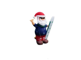 Vente structure gonflable décorative père noël Ski