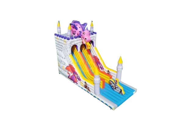 Vente château gonflable toboggan château du dragon