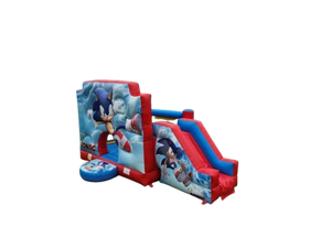 Vente château gonflable combo "Sonic"
