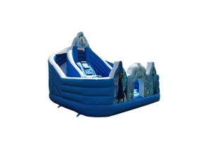 Vente château gonflable toboggan la reine des neiges