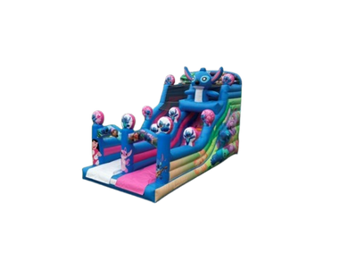 Vente château gonflable toboggan Stitch