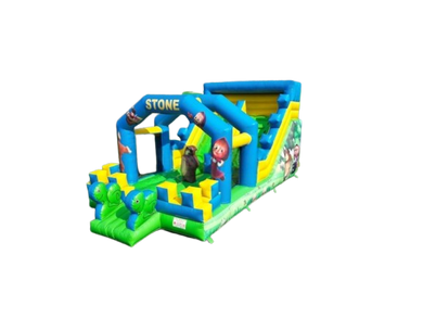 Vente château gonflable toboggan Masha et l'ours