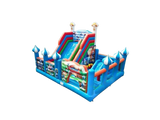 Vente Château gonflable multiplay "Schtroumpfs"