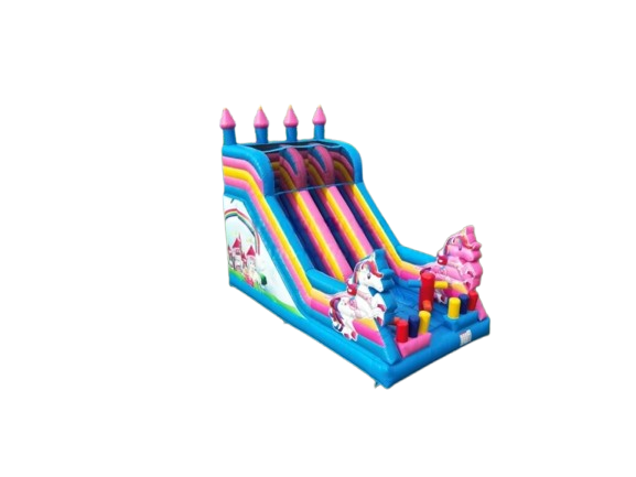 Vente château gonflable toboggan licorne