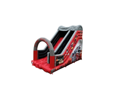 Vente château gonflable toboggan pompier