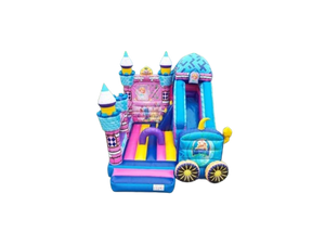 Vente château gonflable combo "princesse"
