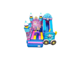 Vente château gonflable combo "princesse"