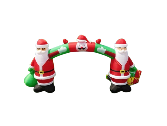 Vente structure gonflable décorative Arche père noël