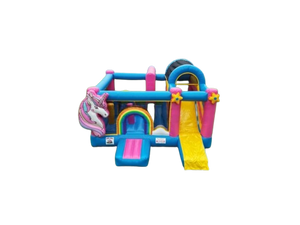 Vente château gonflable multiplay "licorne"