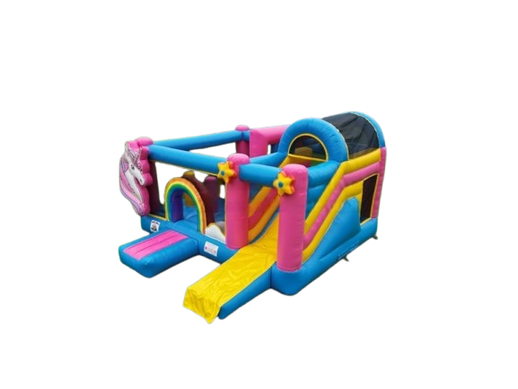 Vente château gonflable multiplay "licorne"