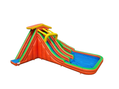 Vente château gonflable toboggan aquatique 3 pistes