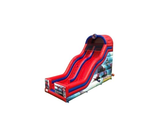 Vente château gonflable toboggan Spiderman