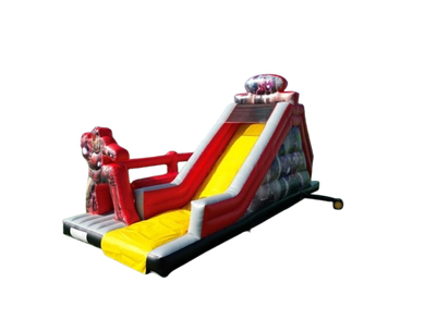 Vente château gonflable toboggan Iron man