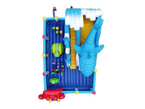 Vente château gonflable toboggan Requin