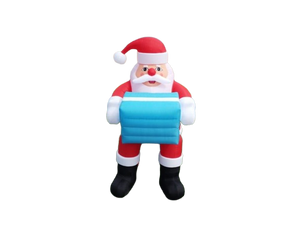 Vente structure gonflable décorative père noël