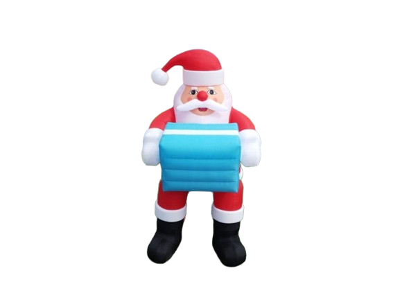 Vente structure gonflable décorative père noël
